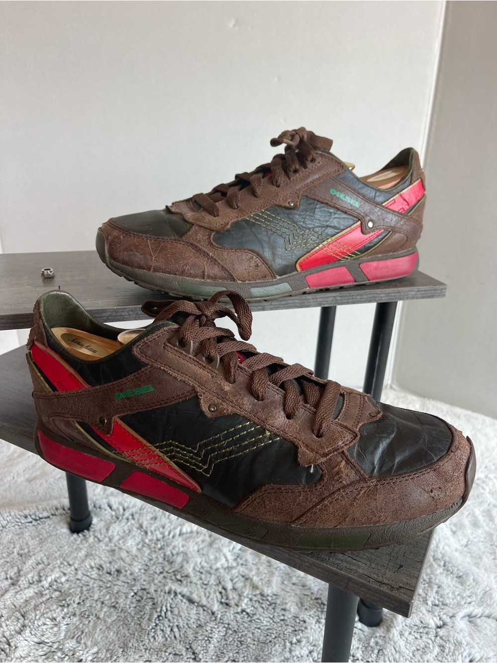 Vintage  Diesel low-top sneakers Y2K. Men Size 11
